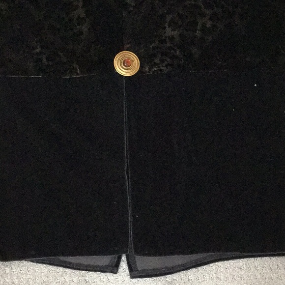 NWOT Animal Print, Velvet Top and Skirt - Picture 5 of 7